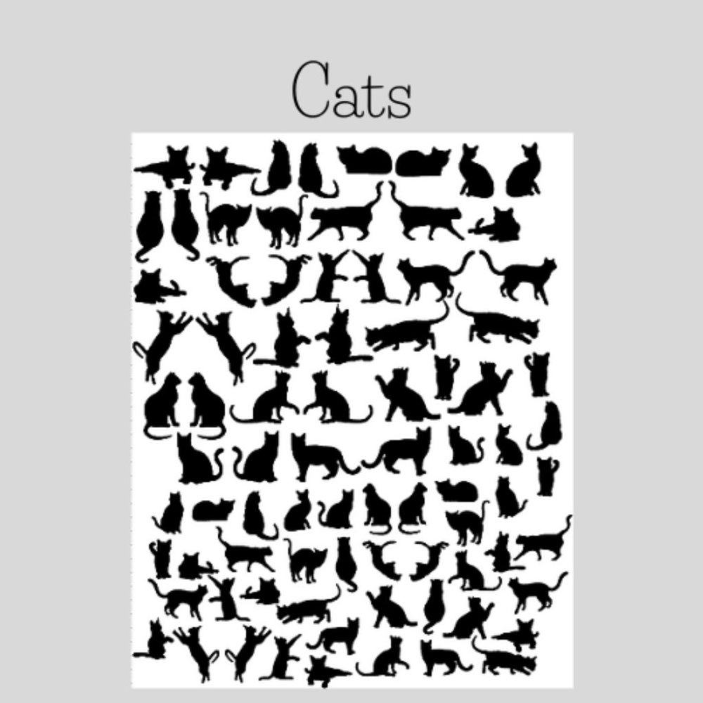 Cats- Nail Stickers\Nail Decals \Art Sticker for DIY Finger, Toe …